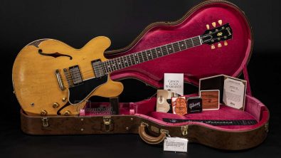 Die legendäre Gibson ES-335 Vintage Natural Murphy Lab Ultra
