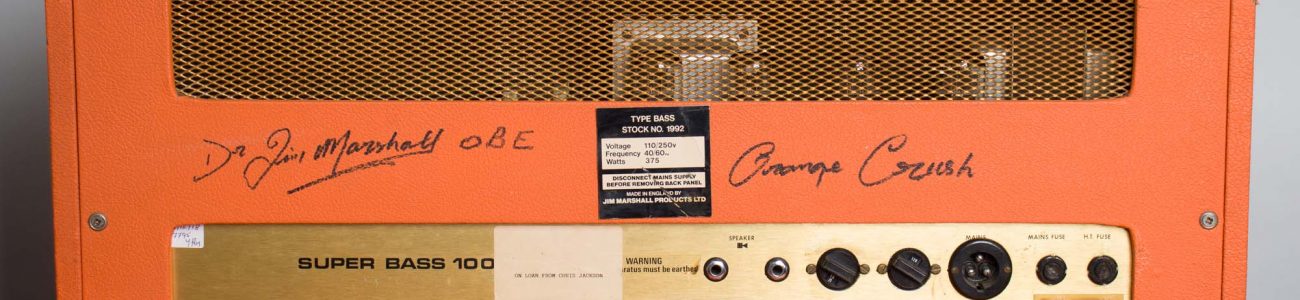Marshall Super Bass 100 Tube Amplifier (1973)